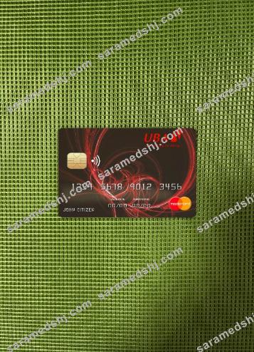 Burkina Faso United bank for Africa mastercard photolook front